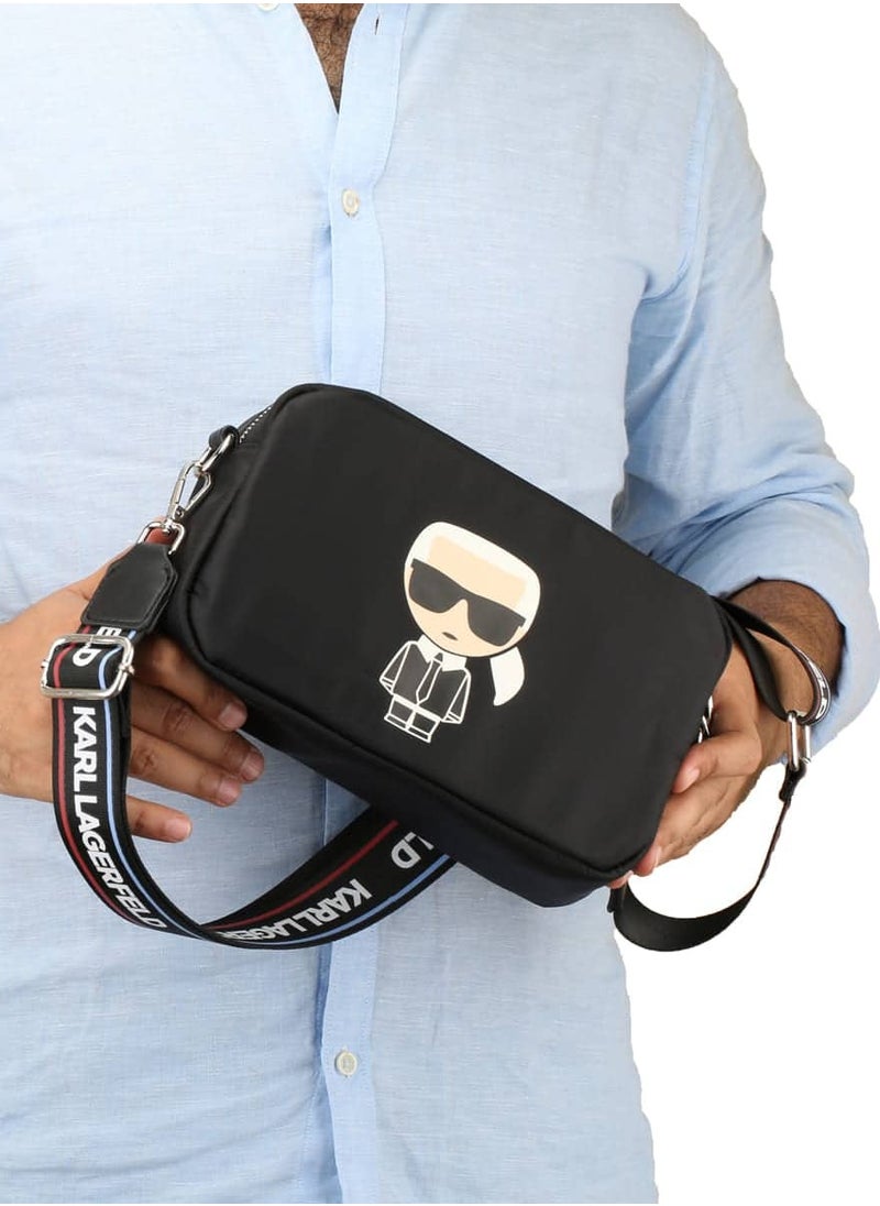 Karl Lagerfeld - Black Crossbody Karl Lagerfeld Handbag Wash Bag - Image 1