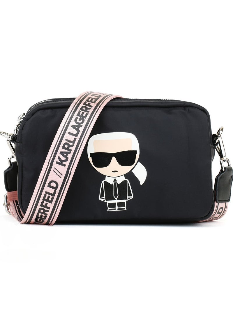 Karl Lagerfeld - Black Crossbody Karl Lagerfeld Handbag Wash Bag - Image 1