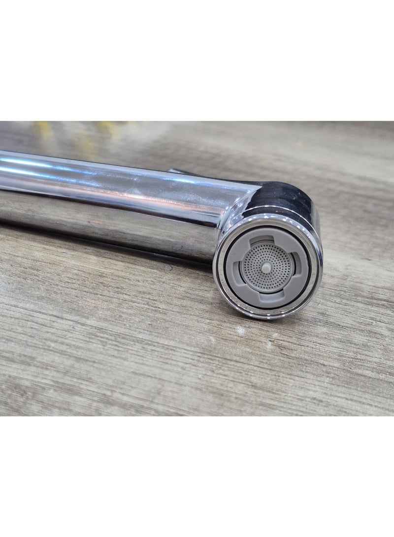 نوفيكس نوفكس شطاف يدوي من البلاستيك PVC وكروم – NVST-2104 | ضغط عالي | بخاخ مرحاض مقاوم للتسرب - Image 3