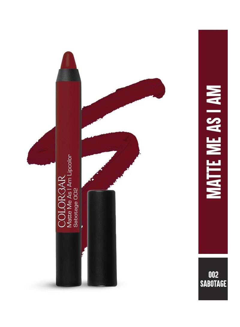 Colorbar Matte Red 2.8 g - Image 2