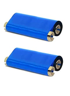 Generic Wax Ribbon for Barcode Printers 110mm x 74m x 1/2" Core PACK OF 2  - Image 1