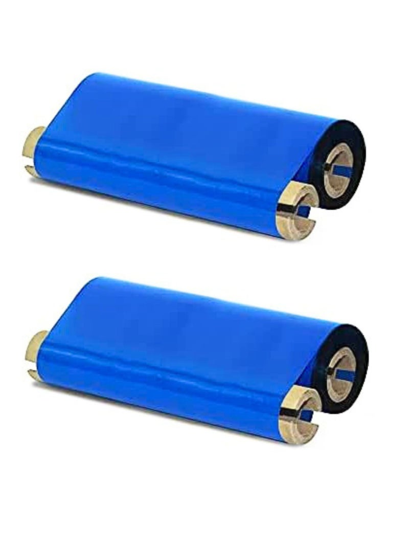 Wax Ribbon for Barcode Printers 110mm x 74m x 1/2" Core PACK OF 2  - Image 1