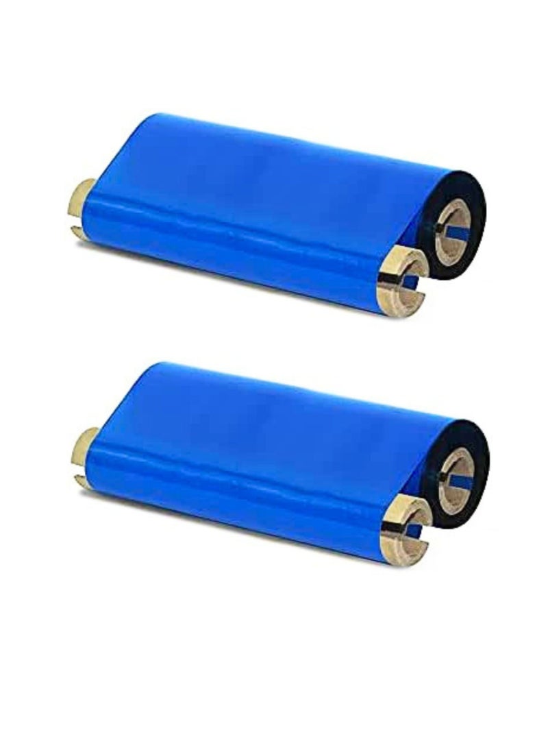 Wax Ribbon for Barcode Printers 110mm x 74m x 1/2" Core PACK OF 2  - Image 2