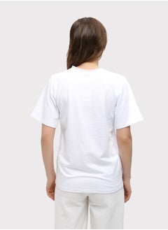 Artograph Women premium cotton white T-shirt with artist unique painting Ballet 2008  - Image 5