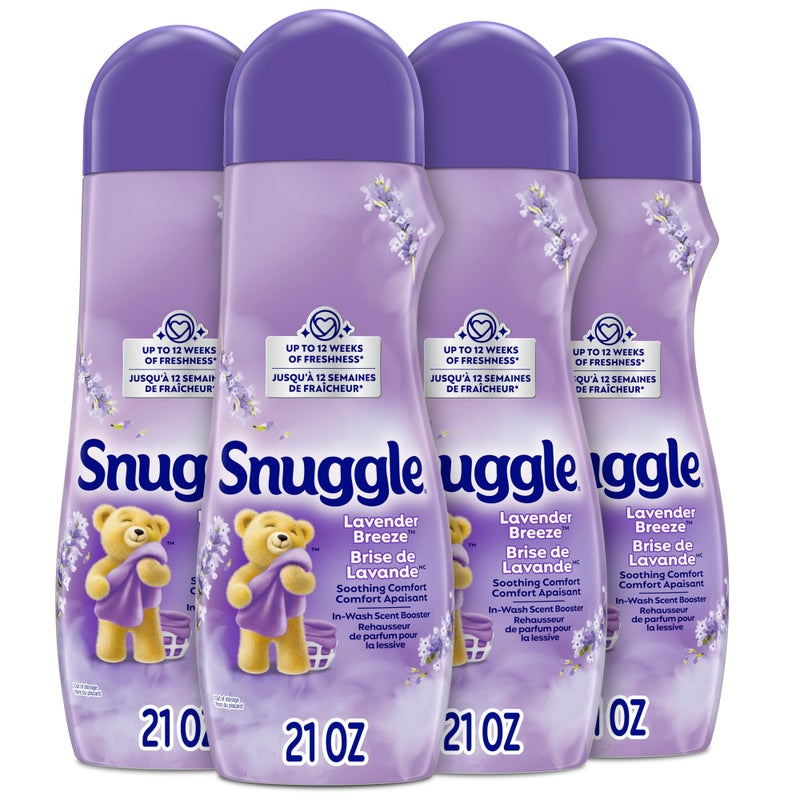 Snuggle In Wash Scent Booster, Lavender & Vanilla Orchid, 21 Ounce, Pack of 4 (Packaging May Vary) - Image 1