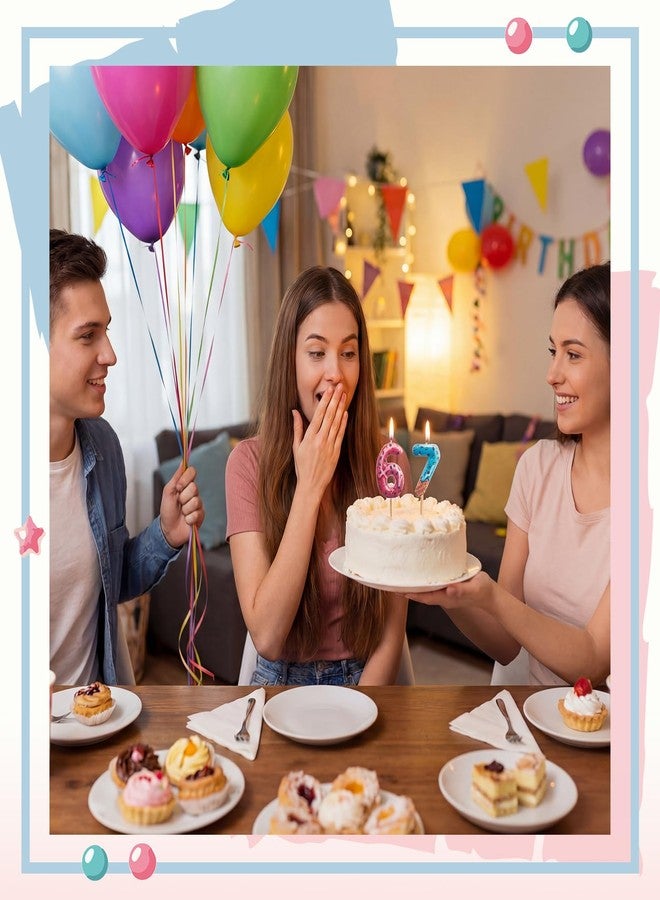 شمعة VIHOSE المضحكة على شكل ميم 67، شمعة كعكة عيد ميلاد على شكل الرقم 67، زينة كعكة على شكل دونات وآيس كريم، زينة حفلات 6 و7، هدية ميم عصرية للتبادل، زينة هدايا 2026 - Image 5