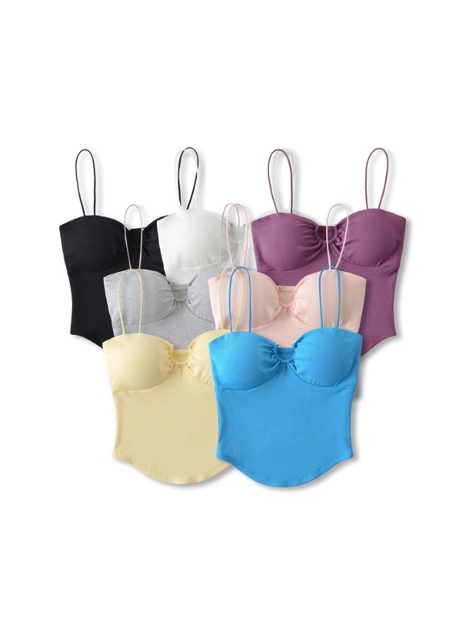 KUYING New Comfortable Skin Friendly Breathable And Slim Fit Vest Set Of 7  - Image 1
