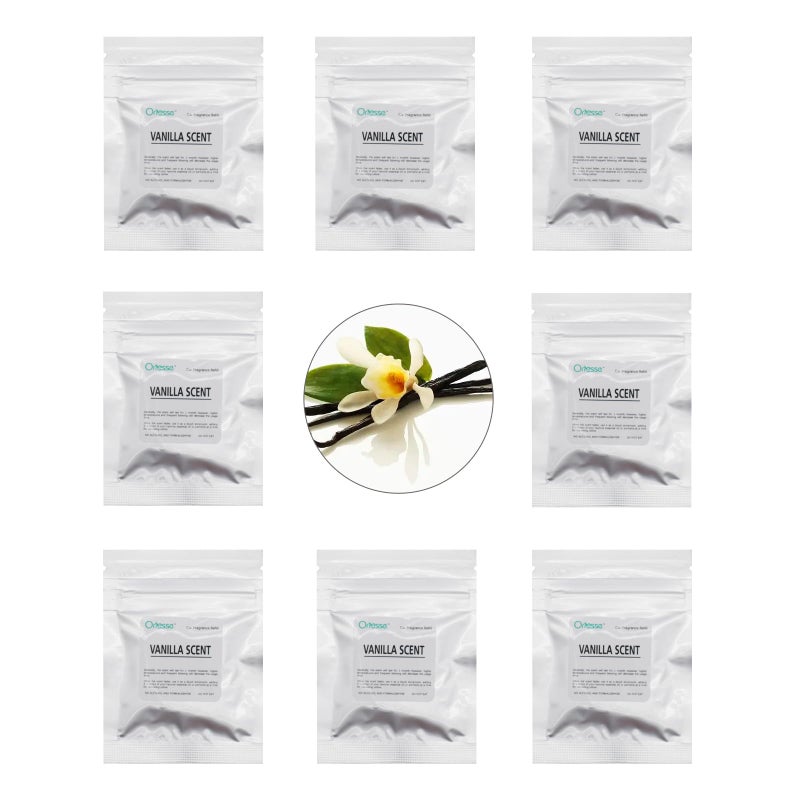 ORIESSE 32pcs Vanilla Car Air Freshener Refill Fragrance Tablets8 Pack Sweet Vanilla Car Scents Pads for Car Air Freshener Vent Clips17cm07inches Diameters Scent Pads - Image 3