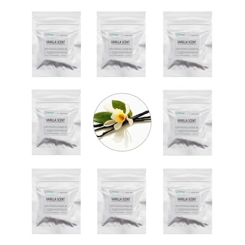 ORIESSE 32pcs Vanilla Car Air Freshener Refill Fragrance Tablets8 Pack Sweet Vanilla Car Scents Pads for Car Air Freshener Vent Clips17cm07inches Diameters Scent Pads - Image 1