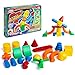 POPULAR PLAYTHINGS Mag Builder Building Set Magnetic Connecting Toy for Kids Imagination and Creative Play Crazy Shapes Gift for Children 20 Piece - Image 2