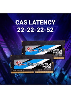 جي.سكيل ذاكرة عشوائية للكمبيوتر المحمول G.SKILL Ripjaws SO-DIMM 8GB (1 * 8GB) DDR4 3200MHz CL22-22-22-52 1.20V - F4-3200C22S-8GRS  - Image 4