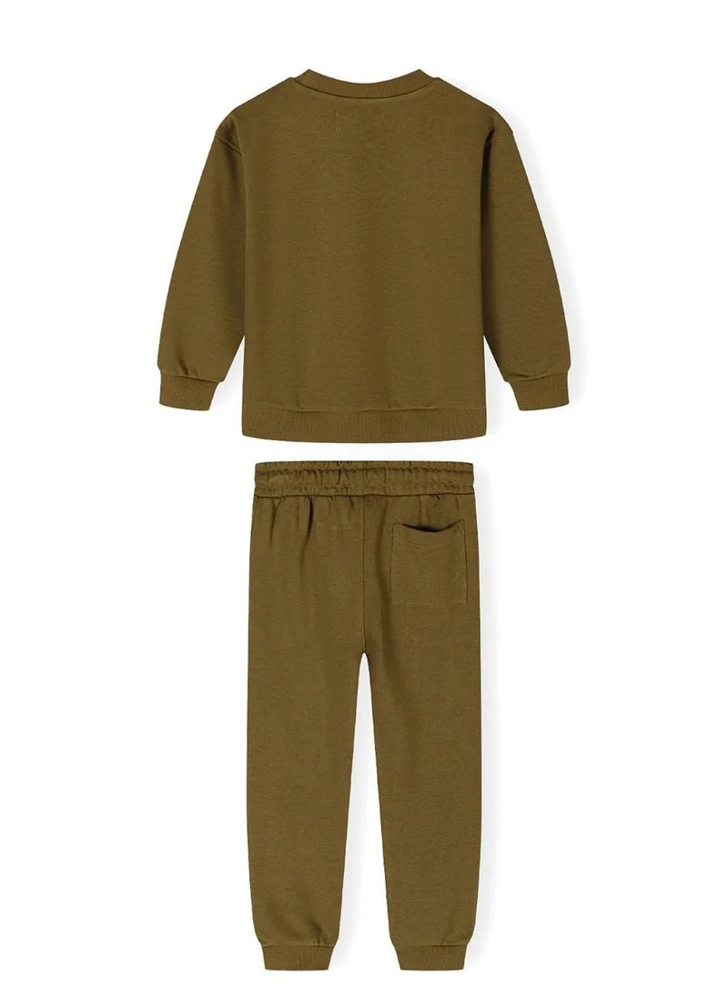 MINOTI Kids Boys Tracksuit Set with Printed Sweatshirt and Joggers