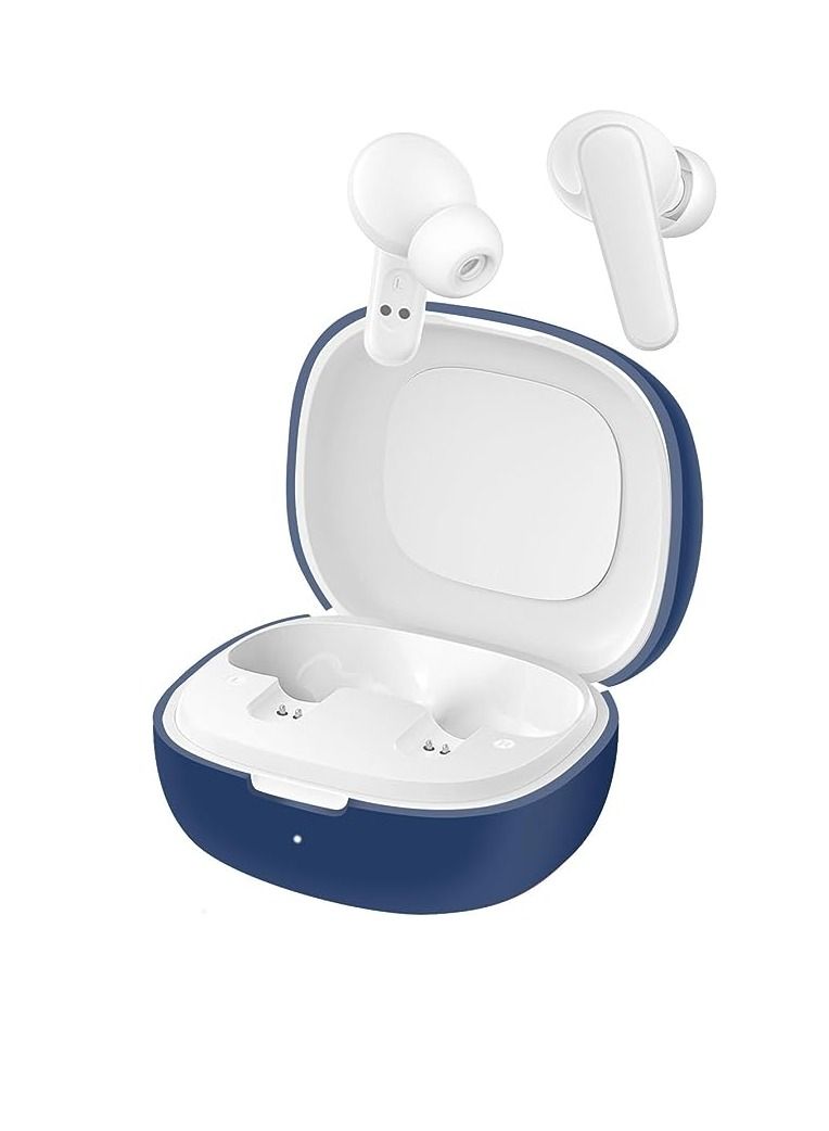غطاء حماية من السيليكون متوافق مع Anker Soundcore R50i وAnker Soundcore P20i غطاء حماية محمول مع سلسلة مفاتيح (أزرق) - Image 1