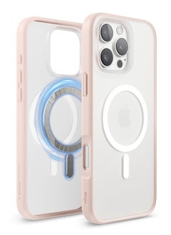 Elago Magnetic Hybrid for iPhone 16 Pro Max Compatible with MagSafe Case Cover - Soft Feeling Clear Lovely Pink 