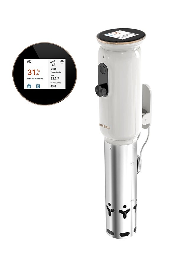 INKBIRD - INKBIRD WiFi Sous Vide Machine ISV-101W Sous Vide Cooker 1000 Watts TFT Display Screen 3D Water Circulation Heating with App Preset Menus Cooking Completion Pre-alarm Overwater Protection - Image 1