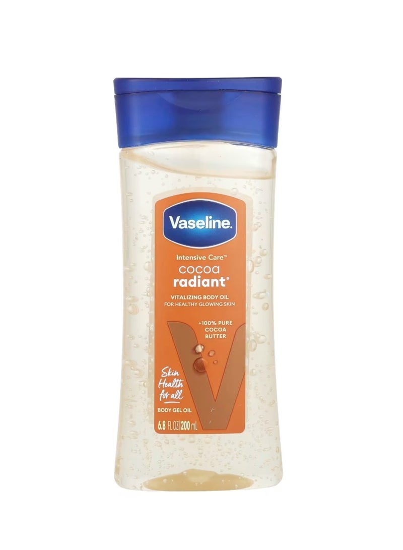 Vaseline Intensive Care Cocoa Radiant Vitalizing Body Oil 6.8 fl oz (200 ml) - Image 1