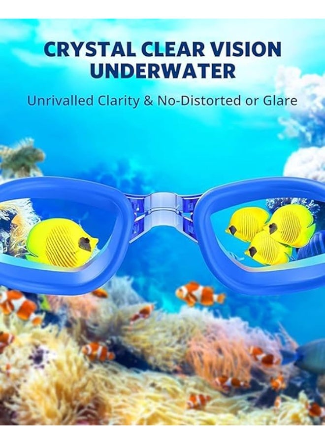 TRASSLE Swim Goggles - Swimming Goggles, Professional Anti Fog No Leaking UV Protection Wide View Swim Goggles for Women Men Adult Youth Kids  - Image 4