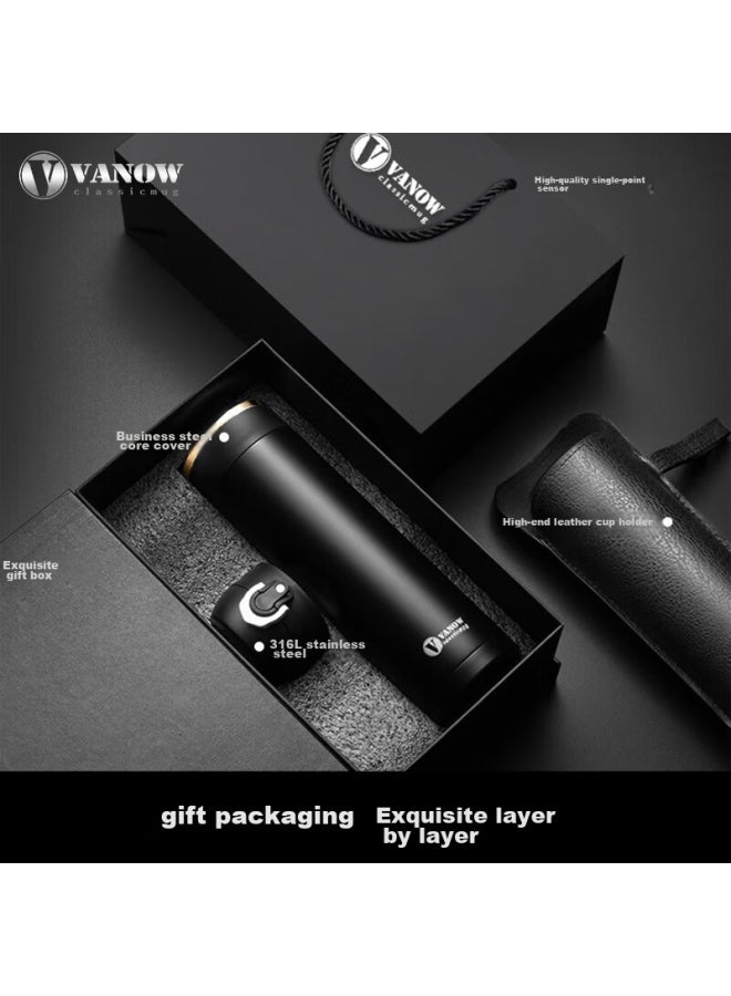 Vanow Insulated Mug For Men And Women, 316 Stainless Steel Portable Water Cup, Customizable Engraving, Gift Box Set, Tea Cup, Qixi Gift - Image 5
