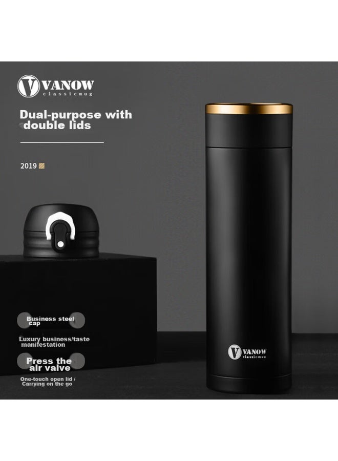 Vanow Insulated Mug For Men And Women, 316 Stainless Steel Portable Water Cup, Customizable Engraving, Gift Box Set, Tea Cup, Qixi Gift - Image 2