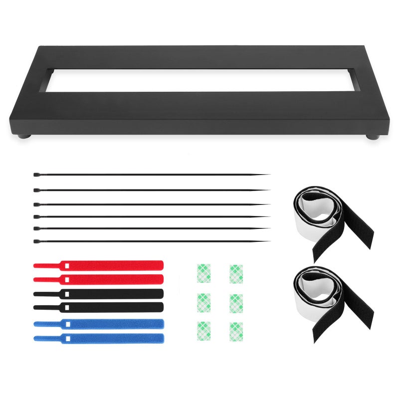 Mr.Power 15 x 5.7 inch Pedal Board Portable 0.75lb Super light Aluminium Alloy Effect Pedalboard With Carry Bag (Small Pedalboard with Bag) - Image 1