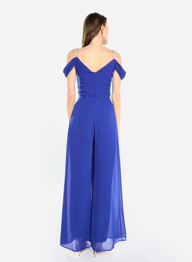 House of Moda Women Draped Cowl Neck Jumpsuit - Image 5