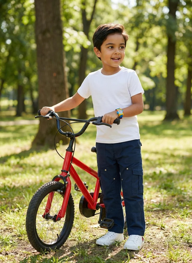 نوتيناتي Nautinati Boys’ 100% Cotton Solid Relaxed Fit Twill Woven Carpenter Pants with Side Adjuster & Utility Pockets