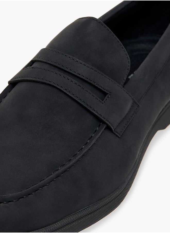LBL by Shoexpress - Men's Cutout Detail Slip-On Loafers - Image 1
