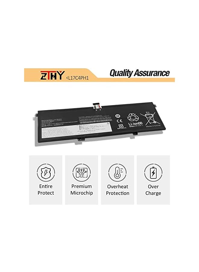 ZTHY - L17C4Ph1 L17M4Ph1 L17M4Ph2 Laptop Battery Replacement For Lenovo Yoga C930-13Ikb C930-13Ikb-81Eq 81Eq000Hge C930-13Ikb-81C4 81C4003Uge 81C4002Xmz Series 5B10Q82426 5B10Q82425 7.68V 60Wh - Image 1