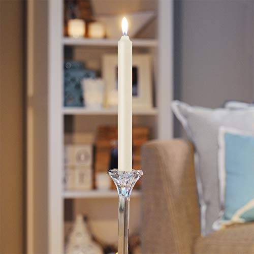 Root Candles 12-Count Unscented Dinner Candles Dripless Beeswax Enhanced Timberline™ Arista™ Boxed Candle Set, 9-Inch, Ivory - Image 5