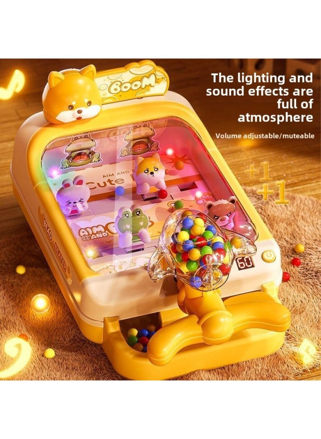 2025 Electric Pinball Machine Shooting Game Machine Beads Puzzle Concentration Parent-child-Specification:[exquisite Gift Box] Yellow Shiba Inu Pinball Machine 30 Beads - Rechargeable Version - Image 3