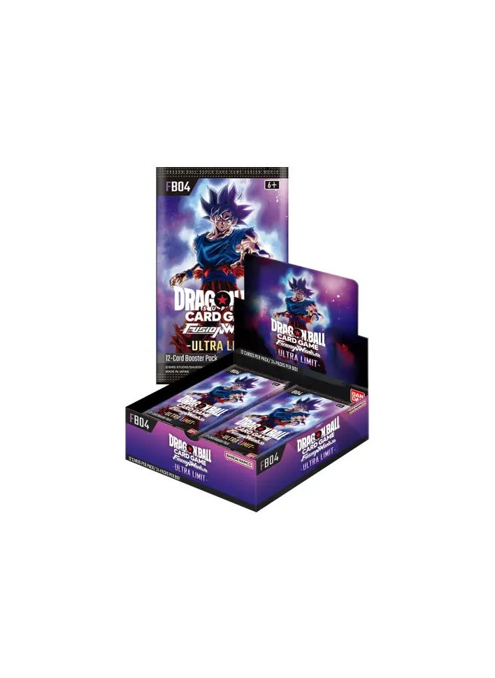 Bandai - Dragon Ball super card game Fusion world Ultra limit FB04 Booster Pack English - Image 1
