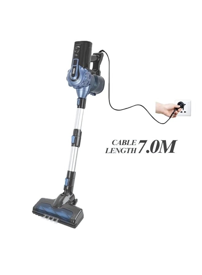 DSP 3-in-1 corded vacuum cleaner – 600W, featuring a smart design with LED lighting to reveal even the finest dust in dark corners. - Image 2