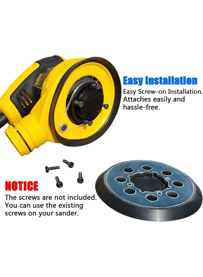 Electric grinding disc 5 "8 hole 4 eyes polishing wheel self-adhesive back velvet sandpaper grinding disc - Image 2