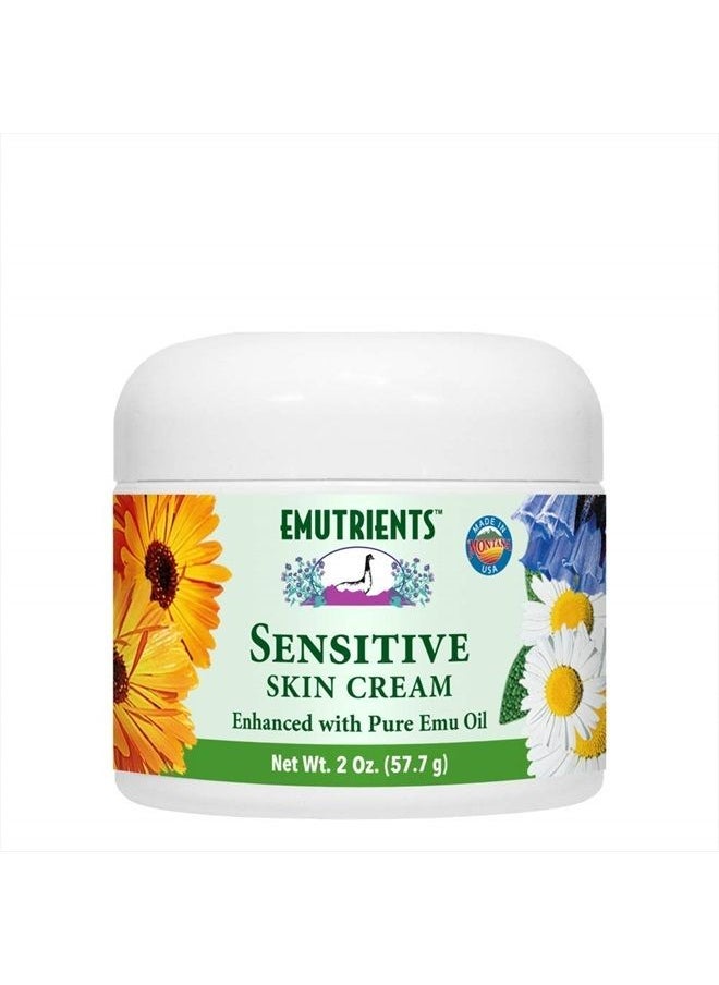 Sensitive Skin Cream 2 Ounce Jar - Enhanced With Pure Emu Oil and Formulated To Protect Delicate Skin - pzsku/Z2F24F03248F0D4BDCEAAZ/45/_/1687424461/3a27a4cf-4cb0-428c-a2ae-54cd5f0ee14a