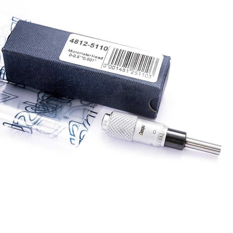 Dasqua 4812-5110 0-0.5" Micrometer Head - Image 1