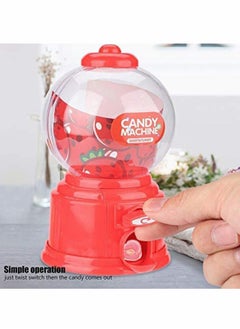 Excefore Candy Vending Machine Cute Sweets Mini Candy Machine Bubble Gumball Dispenser Coin Bank  - Image 5