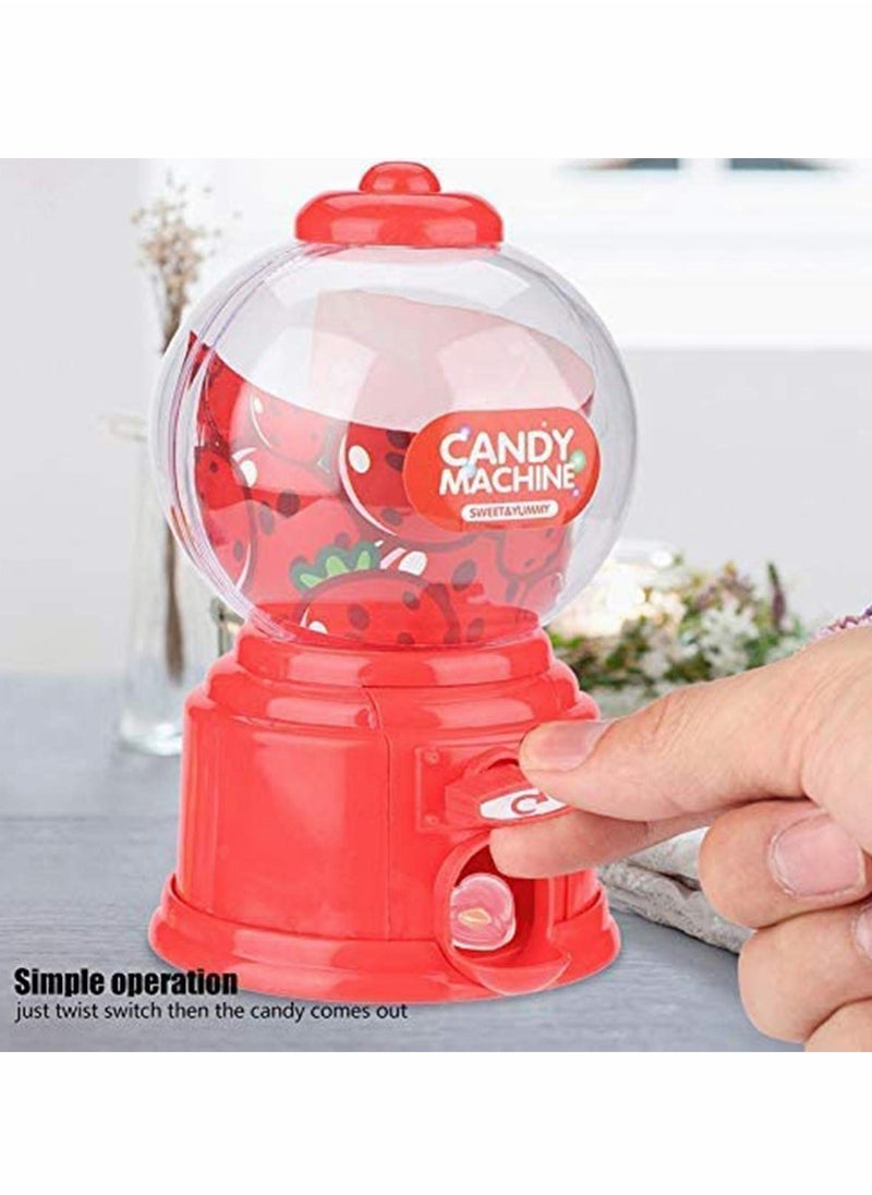Excefore Candy Vending Machine Cute Sweets Mini Candy Machine Bubble Gumball Dispenser Coin Bank  - Image 5