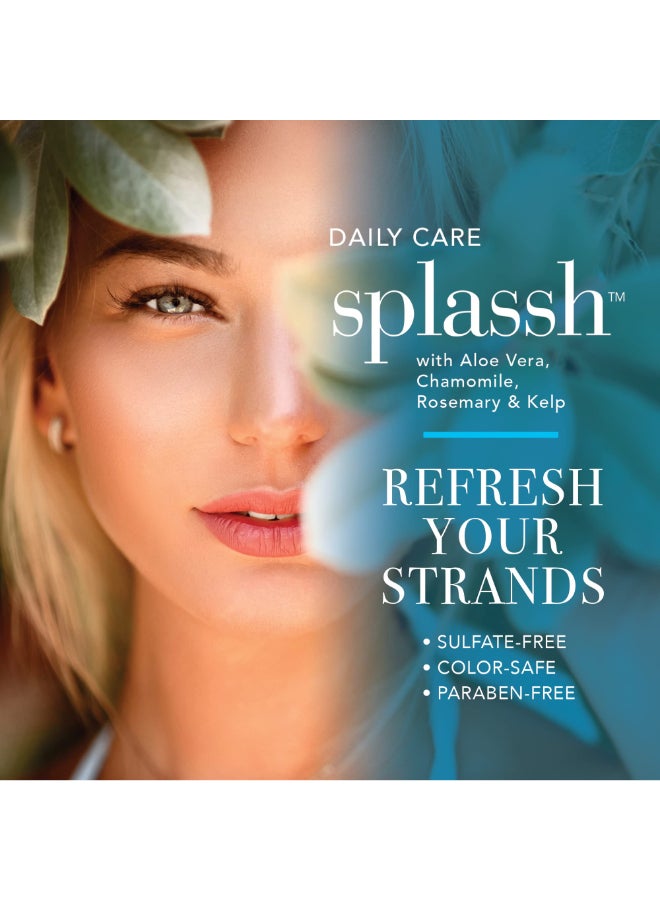 Brocato Splassh Daily Hair Conditioner 85 Oz Moisturizing Conditioner with Fortifying Keratin and Natural Aloe Vera Chamomile and Rosemary No Sulfate or Parabens For All Hair Types - Image 4