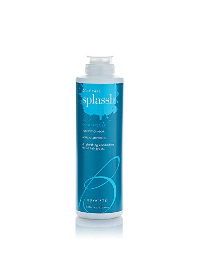 Brocato Splassh Daily Hair Conditioner 85 Oz Moisturizing Conditioner with Fortifying Keratin and Natural Aloe Vera Chamomile and Rosemary No Sulfate or Parabens For All Hair Types - Image 1