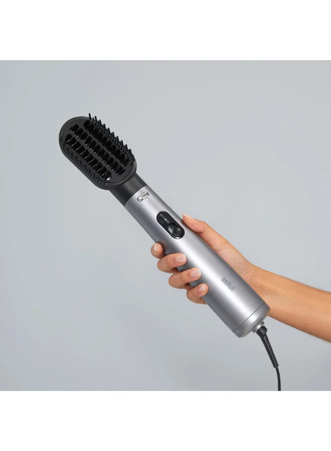 BRAUN Advanced Care, Hair Drying, Volumiser And Smoothing Air Brush Bras430Sde - Ionic Grey
