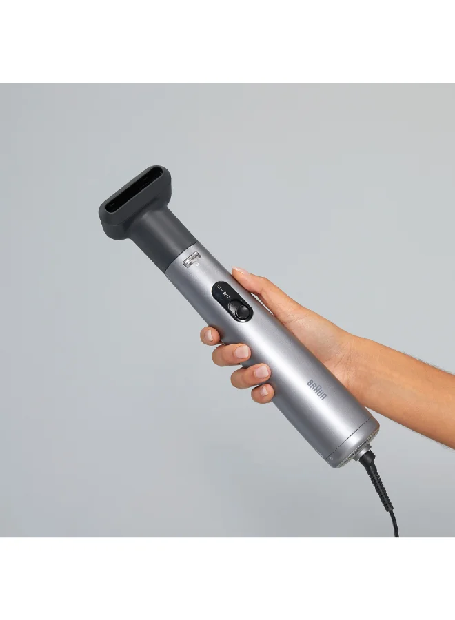BRAUN Advanced Care, Hair Drying, Volumiser And Smoothing Air Brush Bras430Sde - Ionic Grey
