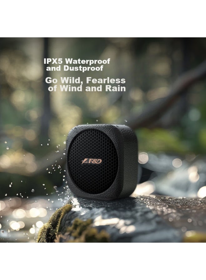 F&D Rw10 Bluetooth Speaker, Home Desktop Computer Small Speaker, Wireless Portable Outdoor Waterproof Long-lasting Bass Speaker - Image 4
