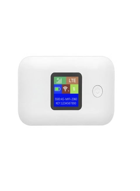 Portable Wireless Modem, Wireless Wi-Fi Router Range Extender, 150Mbps 2100mAh Mobile Pocket WiFi Router with SIM Card Slot 4G/5G Wireless Router
