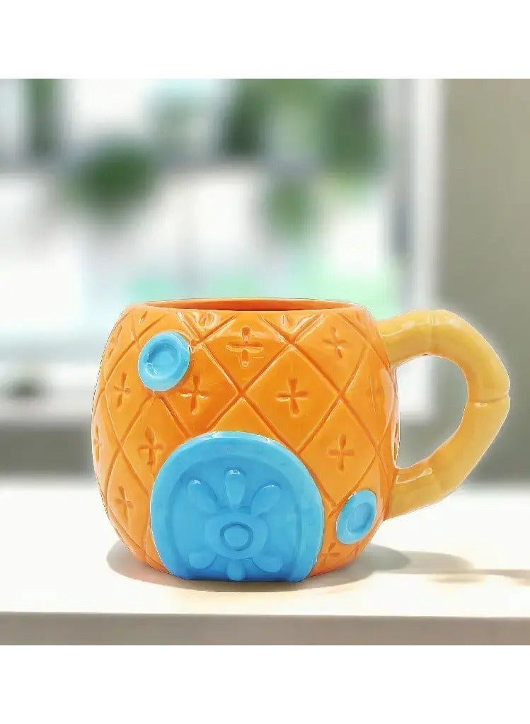 HOMESTAR Sponge Bob House Design Ceramic Cup - Image 1