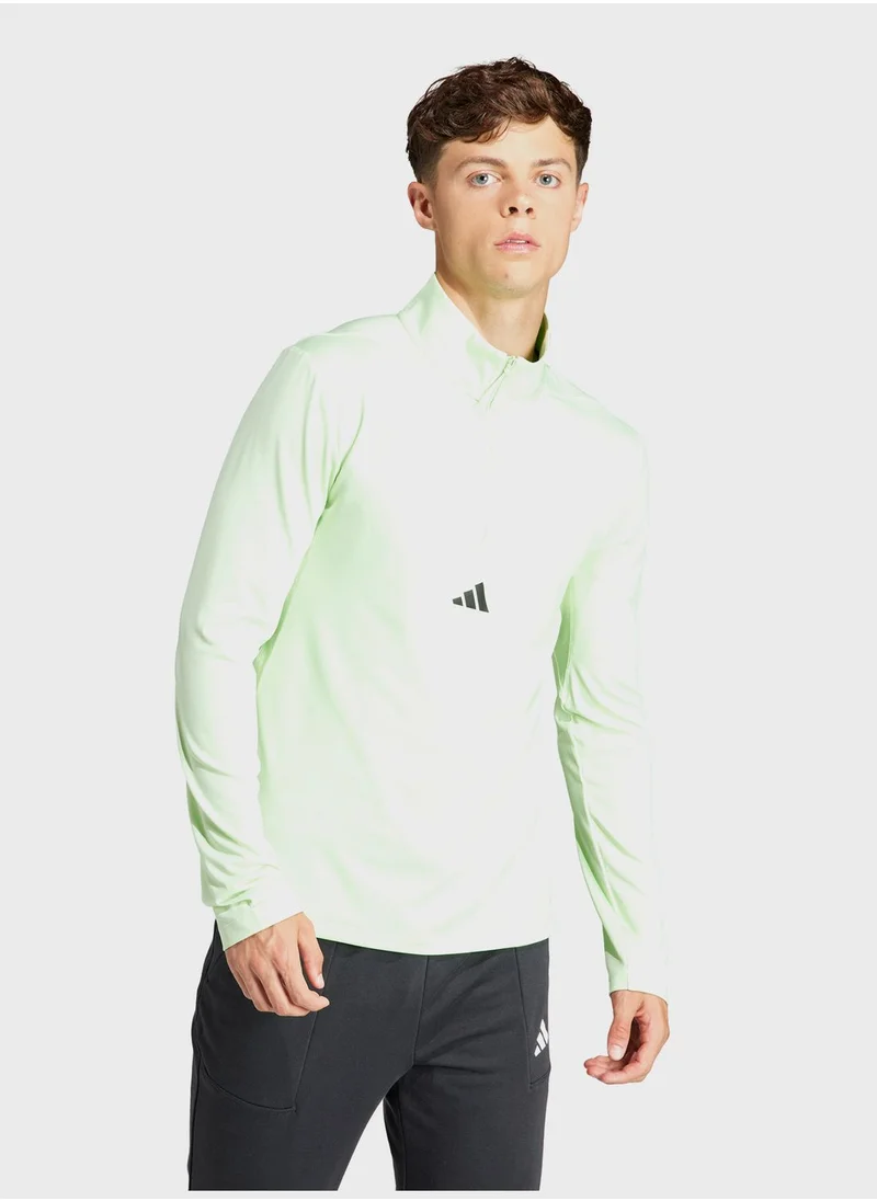 Adidas Quarter Zip Through