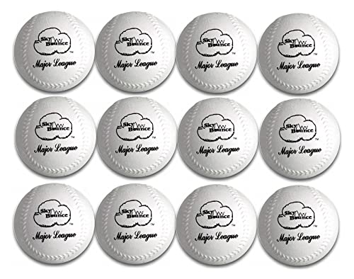 Sky Bounce Sponge Baseball (White, 12-Pack) - Image 1
