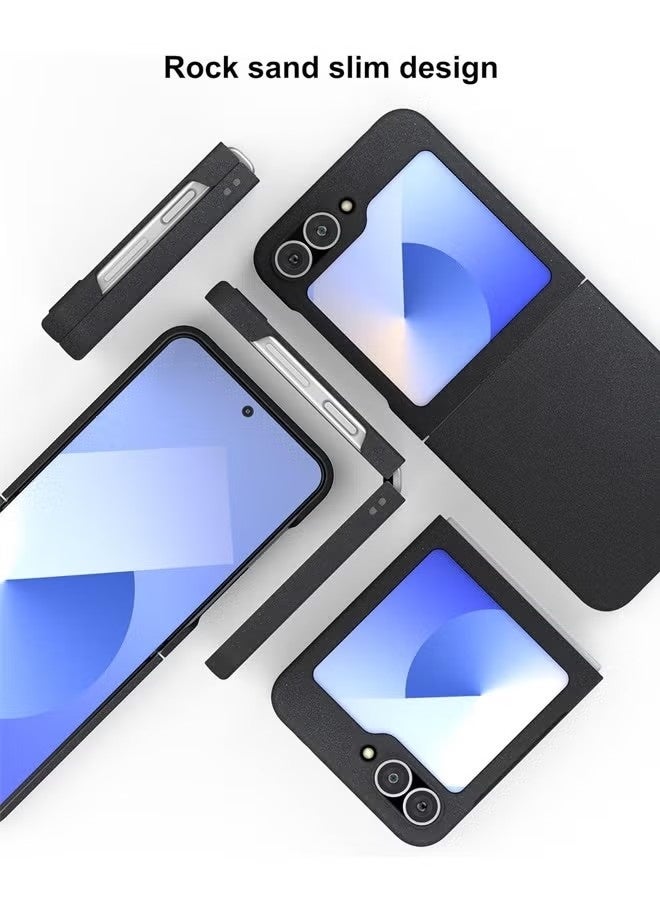 For Samsung Galaxy Z flip6 Case Shockproof Protective Phone Case for Galaxy Z flip6 5G - Black - Image 5