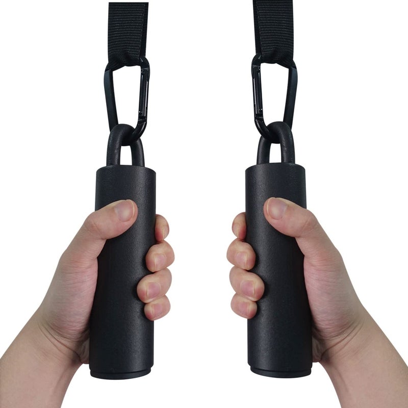 Lights Mountain Pull Up Grips Set of 2 Rock Climbing Holds Set with Hanging Straps and Strong Carabiner Finger StrengthenerForearm Biceps Ninja Warrior Back Muscles Training