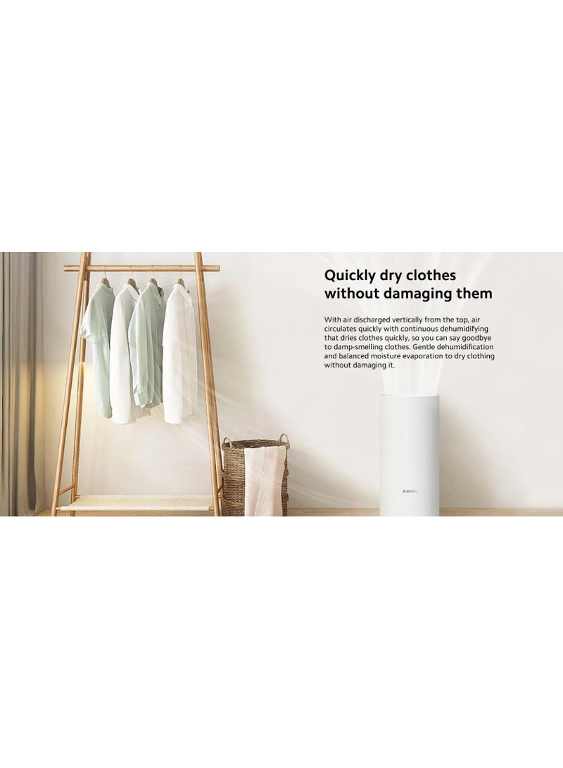 Xiaomi Smart Dehumidifier, 14L daily dehumidifying capacity | 5 Noise-reduction designs | Smart dehumidification | Smart voice control CSJ0111DM White - Image 4
