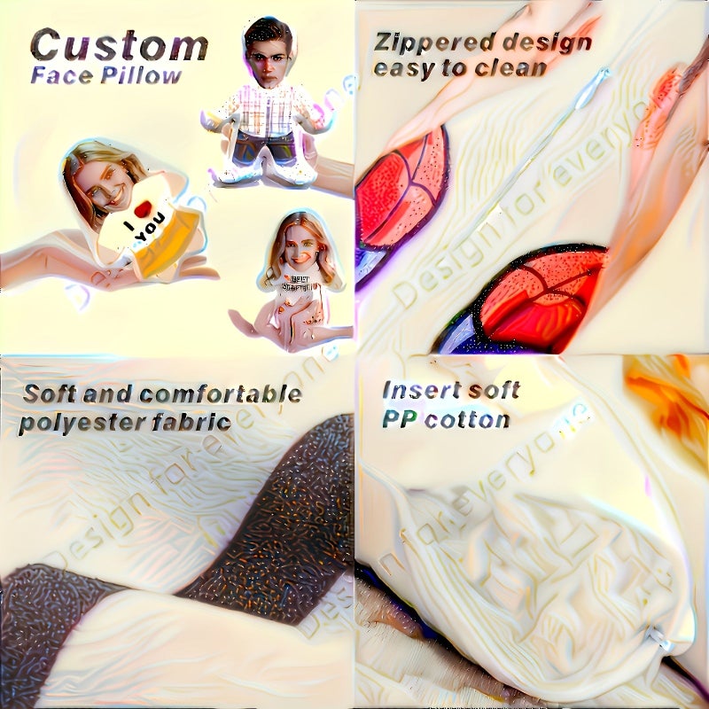 Custom Pet Photo Pillow Double Sided 3D Printing 30cm Soft Plush Home Decor - Image 4